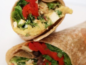 Mediterranean Veggie Wrap