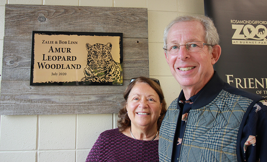 Zalie and Bob Linn Amur Leopard Woodland Opening Main Photo